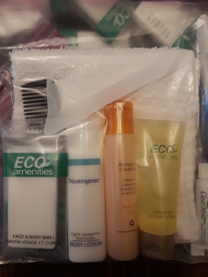 Use ECO AMENITIES in aid of the help of homeless