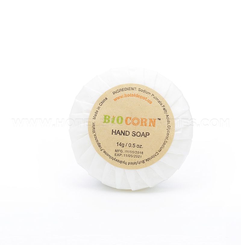 BIOCORN Tissue Wrap Hotel hand Soap 14g/0.5oz