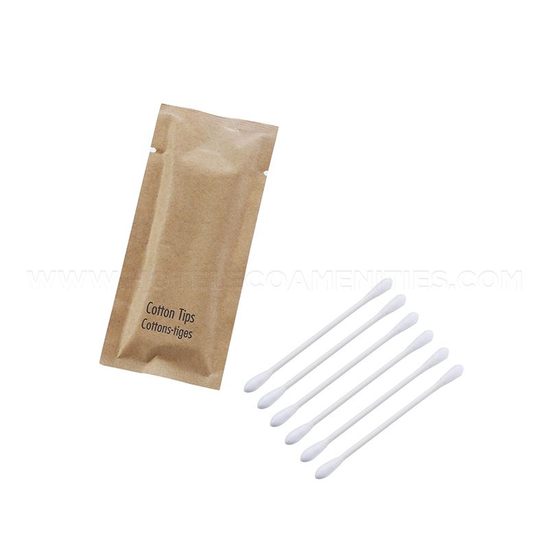 BIOCORN Hotel Cotton Swabs Kit, Hotel Shoe Shine Sponge