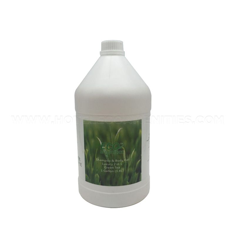 ECO AMENITIES Gallon Bottle Shampoo and Body Wash 2 in 1, 1 Gallon