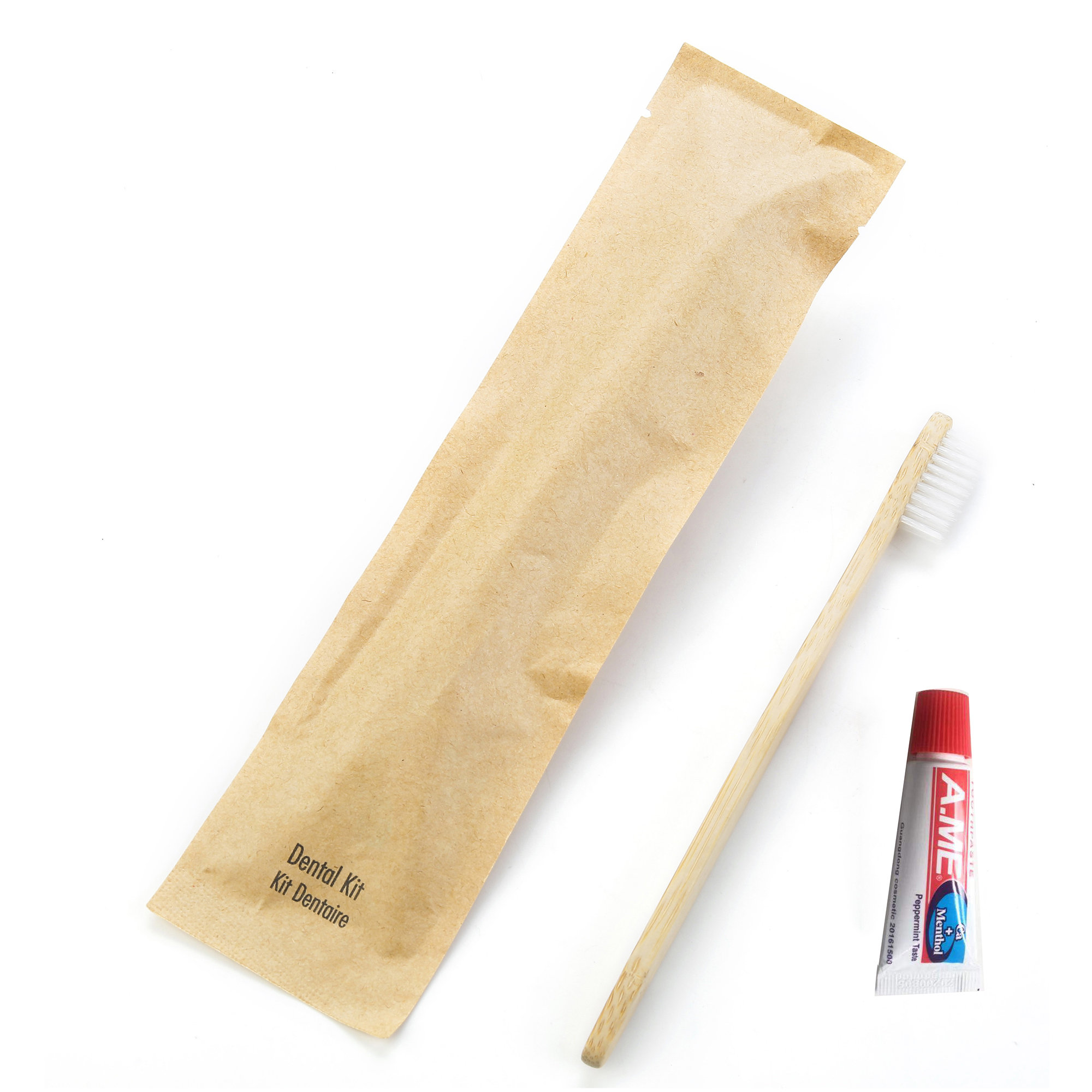 BIOCORN Bamboo Toothbrushes with Toothpaste