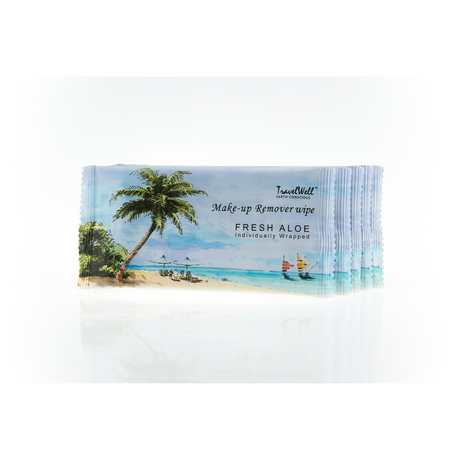 TravelWell Individually Wrapped Makeup Remover Wipes