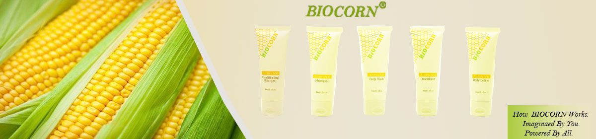 BIOCORN Bio-Plastic Material Hotel Shampoo and Conditioner 2 in 1 30ml/1oz