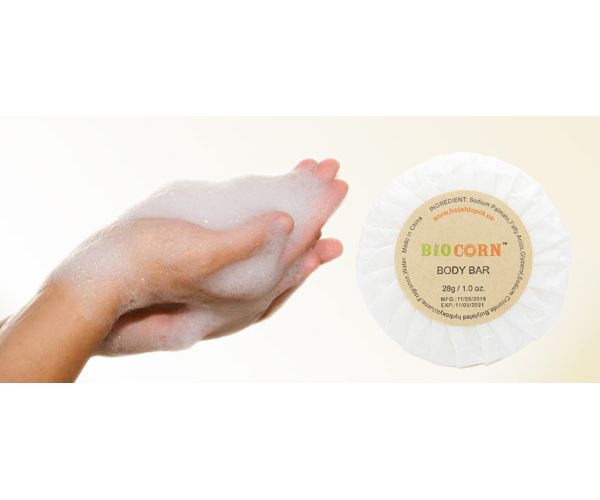BIOCORN Tissue Wrap Hotel hand Soap 14g/0.5oz